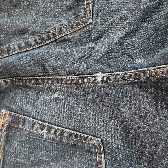 EDDIE Bauer Blue Denim 34×30 Straight Leg Jeans - Picture 9 of 12